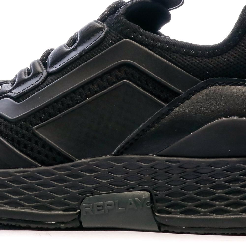 Baskets noir Homme Replay Hybrid vue 7
