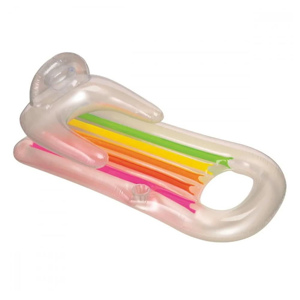 Fauteuil de piscine multicolore Intex King Cool pas cher