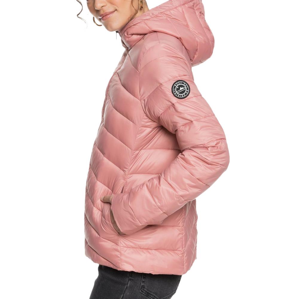 Doudoune Rose femme Roxy Road Hood vue 3