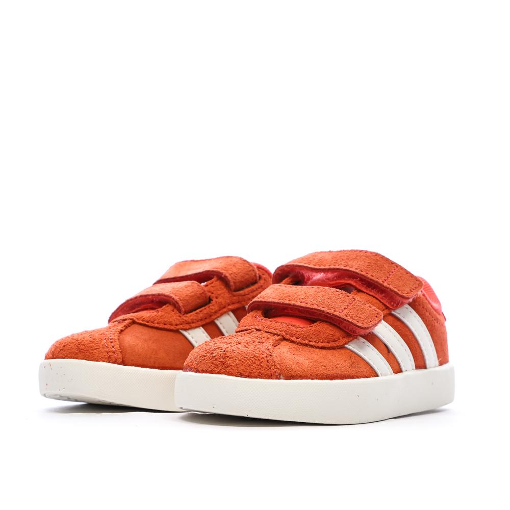Baskets Rouges/Blanches Fille Adidas Grand Court 3.0 vue 6