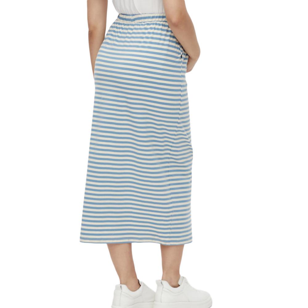 Jupe Blanc/Bleu Femme Mamalicious Molly vue 2