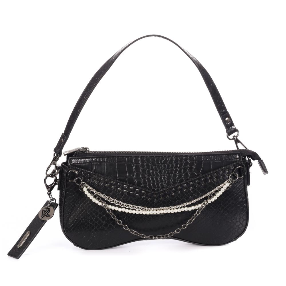 Sac à Bandoulière Noir Femme Kaporal NANDY pas cher