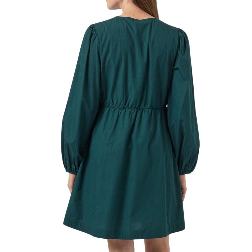 Robe Bleu Canard Femme YAS Yasebba vue 2