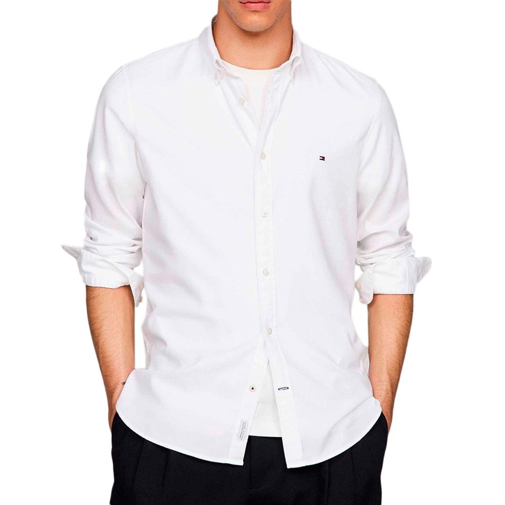 Chemise Blanche Homme Tommy Hilfiger Dobby pas cher