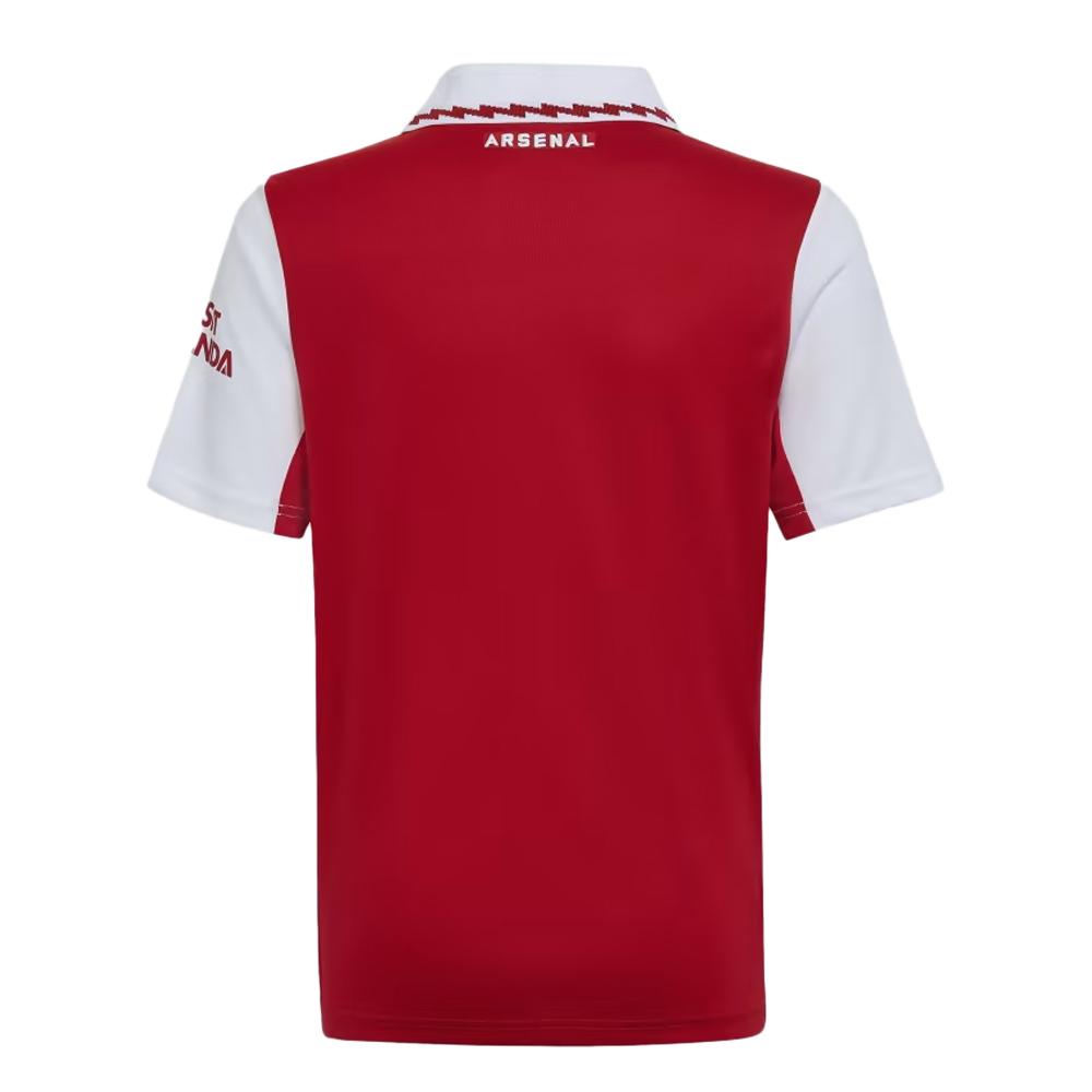 Arsenal Maillot de foot Rouge/Blanc Garçon Adidas 22/23 vue 2