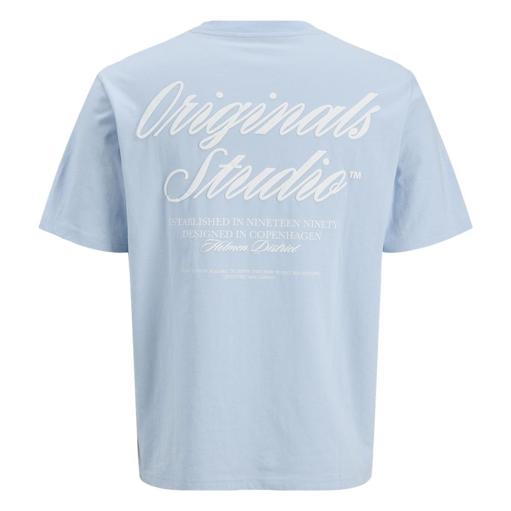 T-Shirt Bleu Homme Jack & Jones Norrebro vue 2