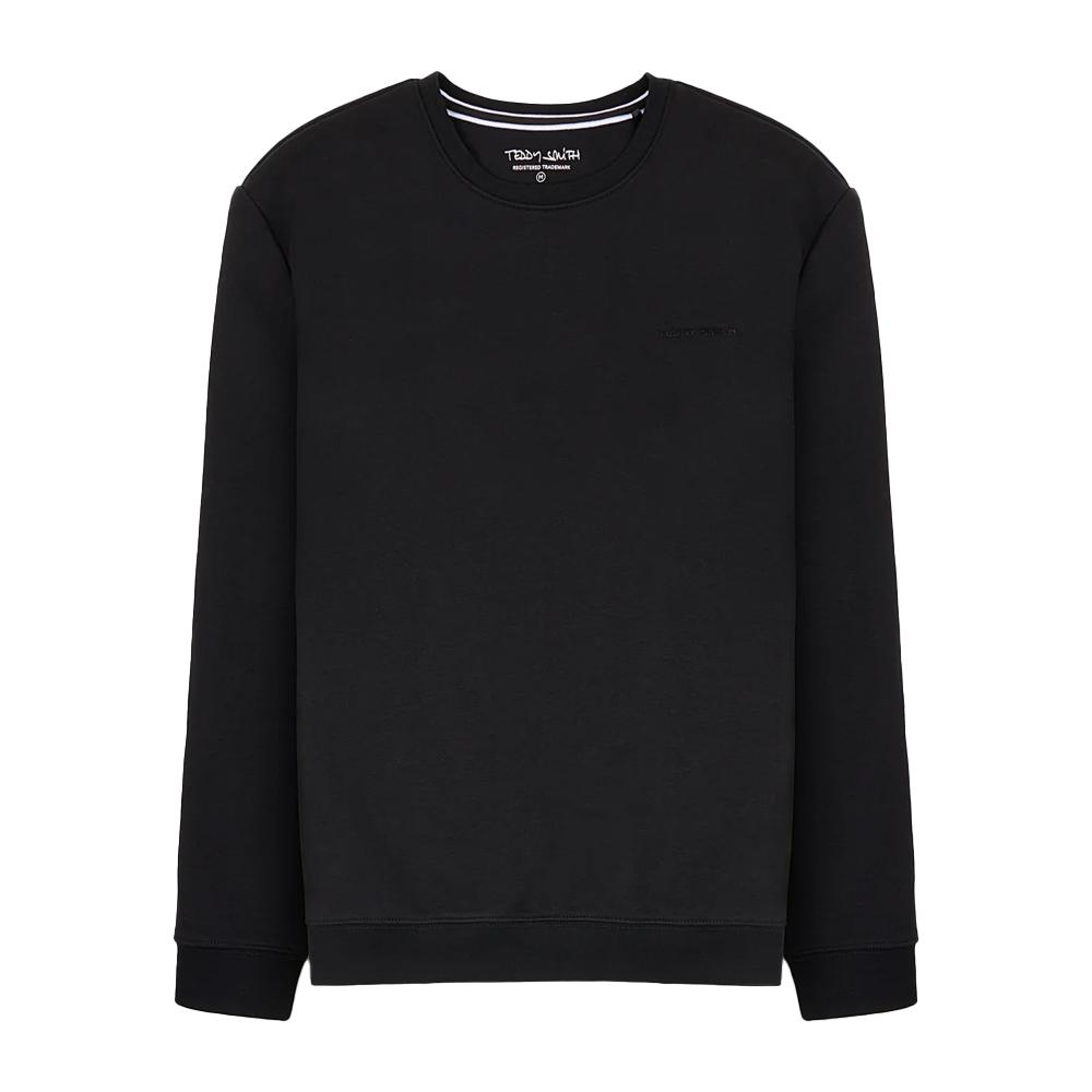 Sweat Noir Homme Teddy Smith Snark vue 2