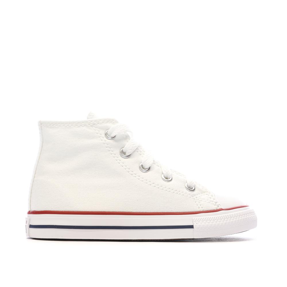 Baskets Blanches Garçon/Fille Converse Chuck Taylor All Star 7J253C vue 2