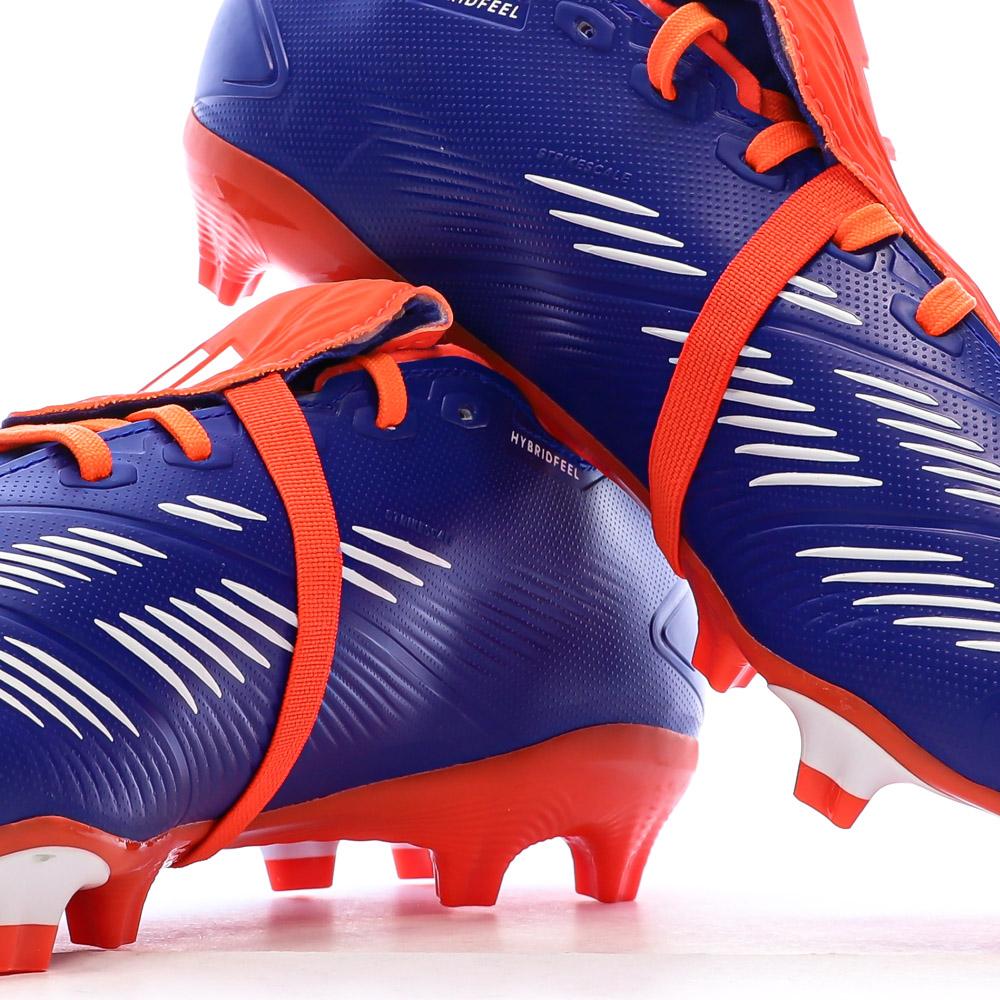 Chaussures de football Bleu/Orange Homme Adidas Predator League vue 7