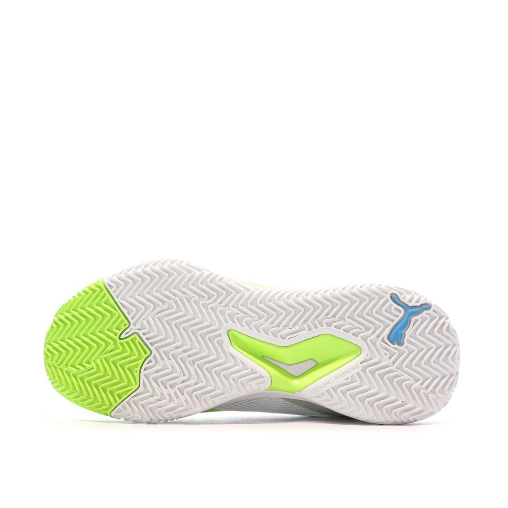 Chaussures de Padel Blanc/Jaune Homme Puma Nova Court vue 5