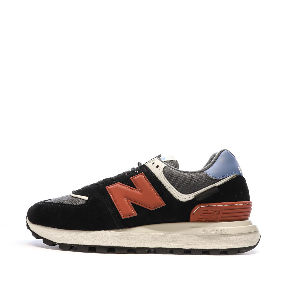 Baskets Noires/Bleues Homme New Balance 574 pas cher