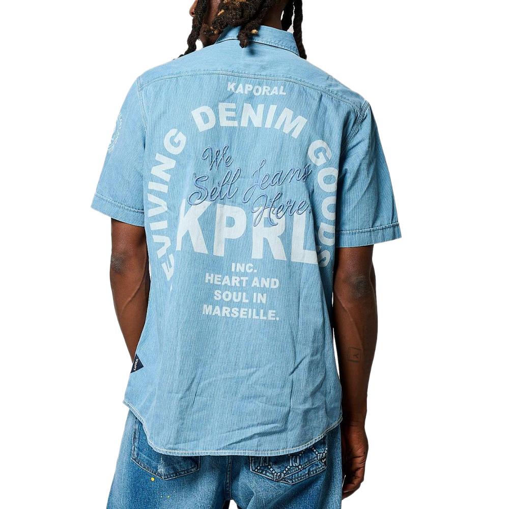 Chemise Bleu Homme Kaporal KORDY vue 2