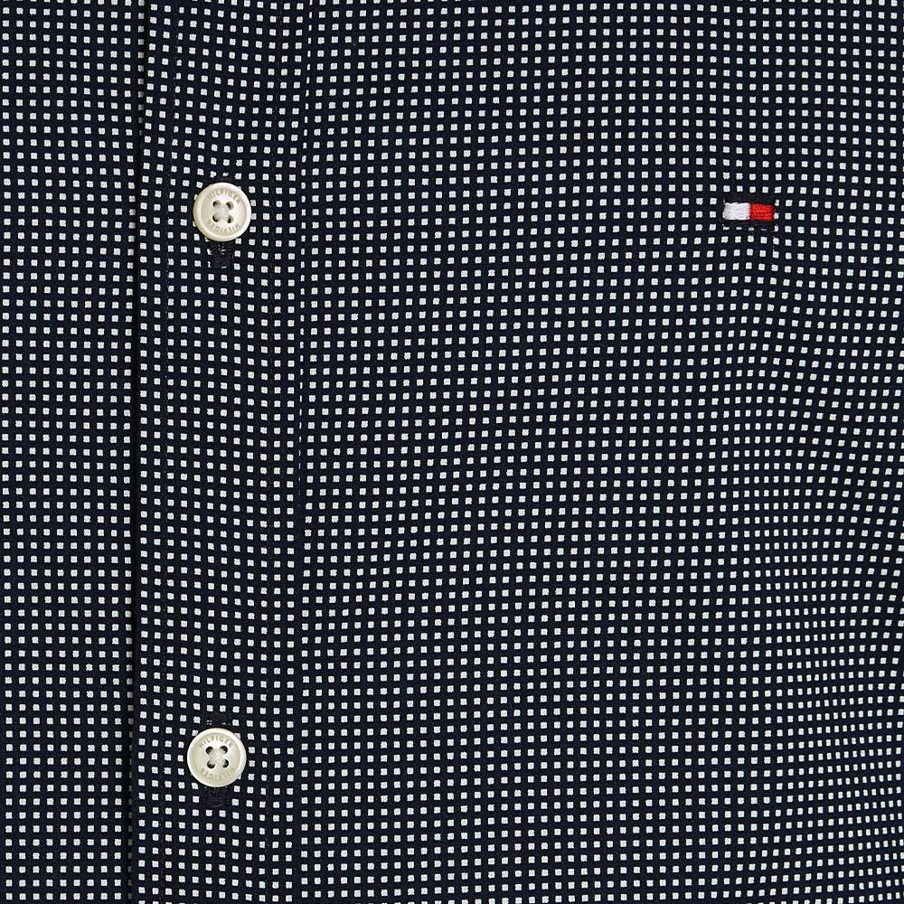 Chemise Marine Homme Tommy Hilfiger Micro Print vue 3