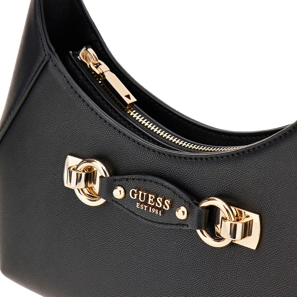 Sac à Main Noir Femme Guess Mimina vue 3