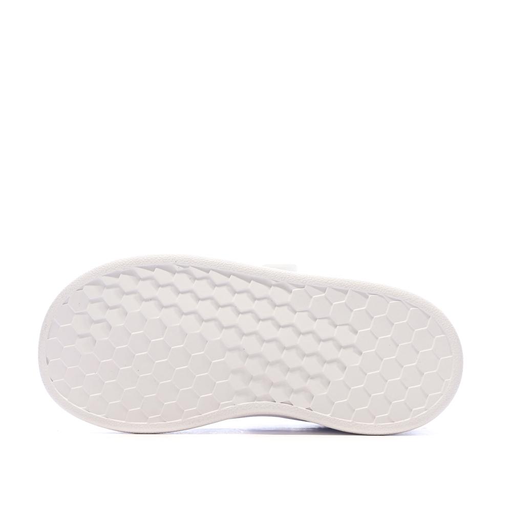 Baskets Blanches Bébé/Junior Adidas Advantage vue 5