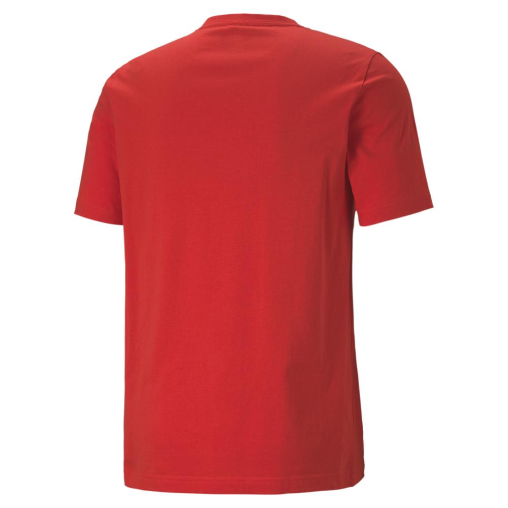 T-shirt Rouge Homme Puma Essential +2 vue 2