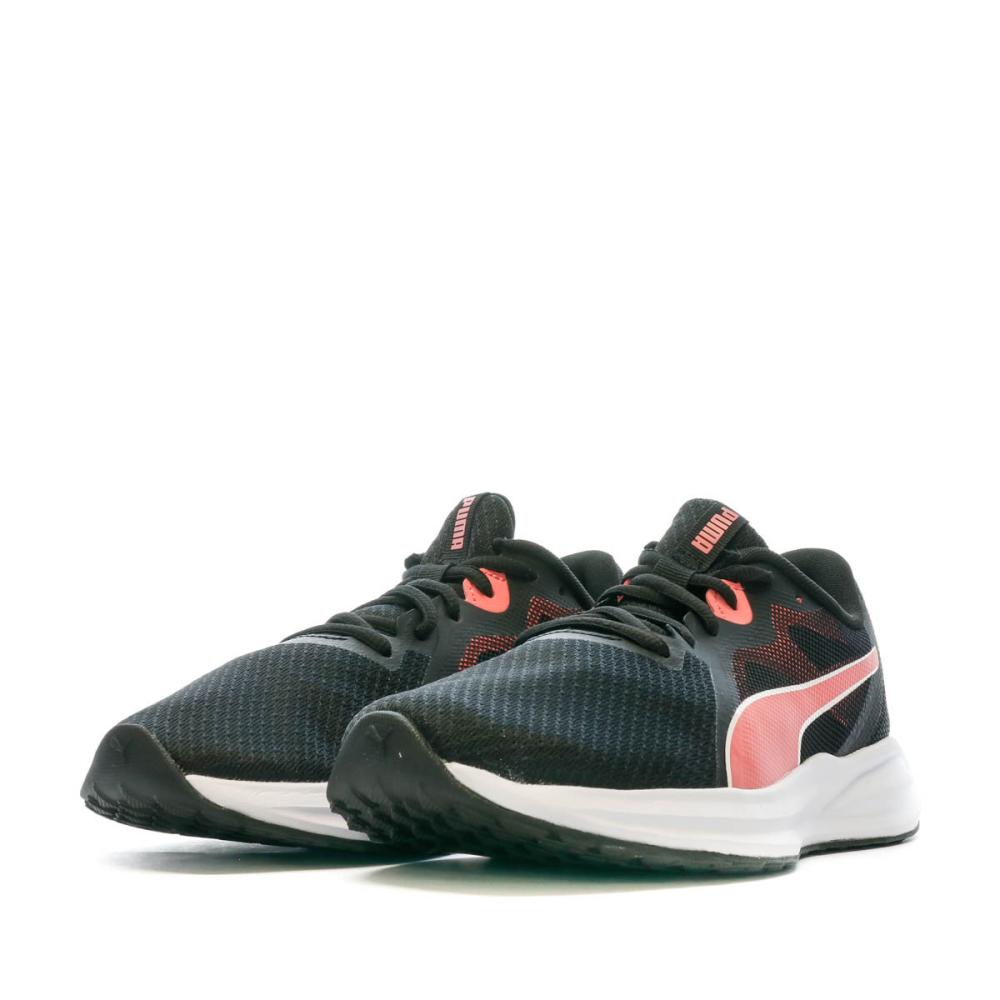 Baskets Noires/Roses Fille Puma Twitch Runner vue 6