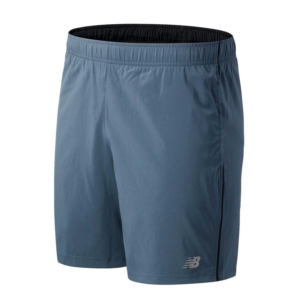 Short de Running Bleu Homme New Balance MS11 pas cher