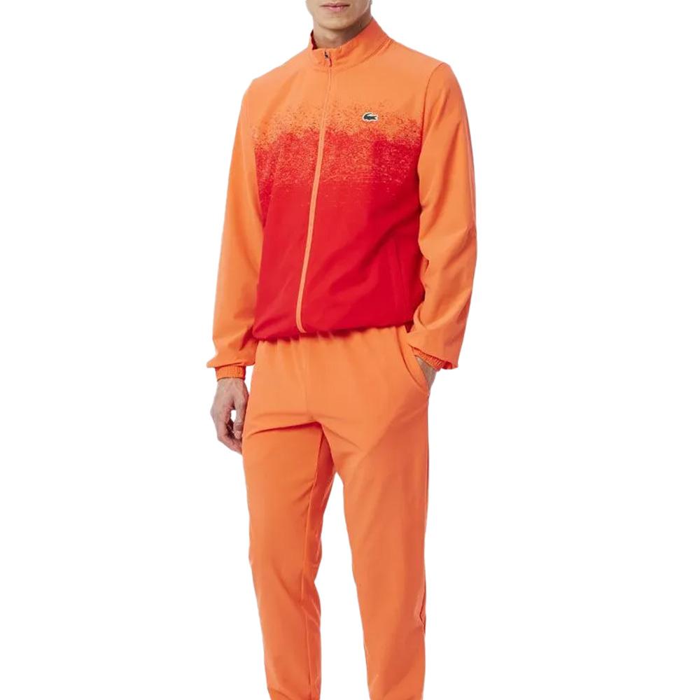 Ensembles survêtements Orange Homme Lacoste Tennis X Novak Djokovic vue 2