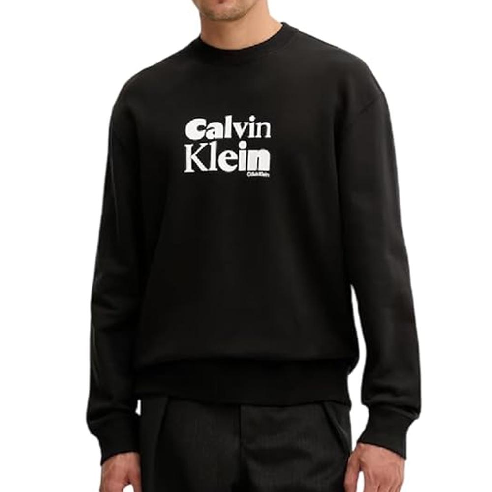 Sweat Noir Homme Calvin Klein Jeans Calvi pas cher