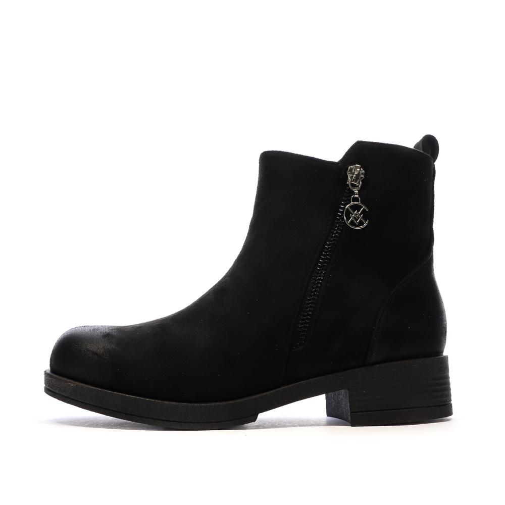 Bottines Noires Femme Chattawak 8-Vamp pas cher