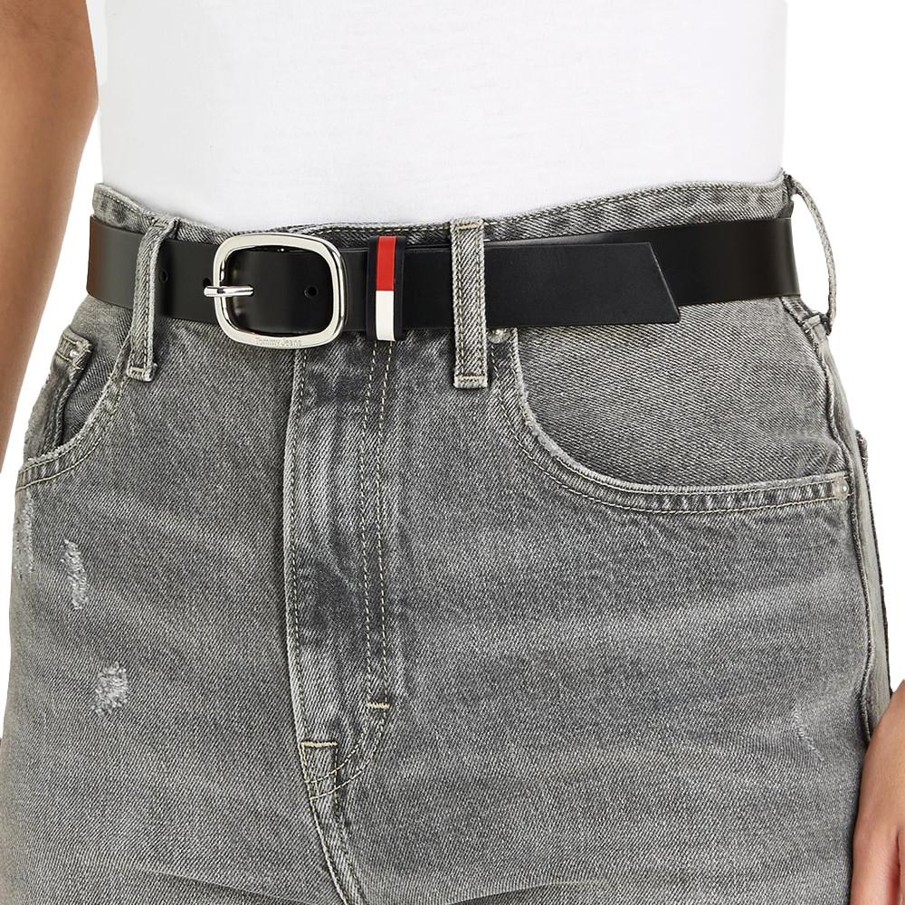 Ceinture Noir Femme Tommy Hilfiger Oval Shape vue 2