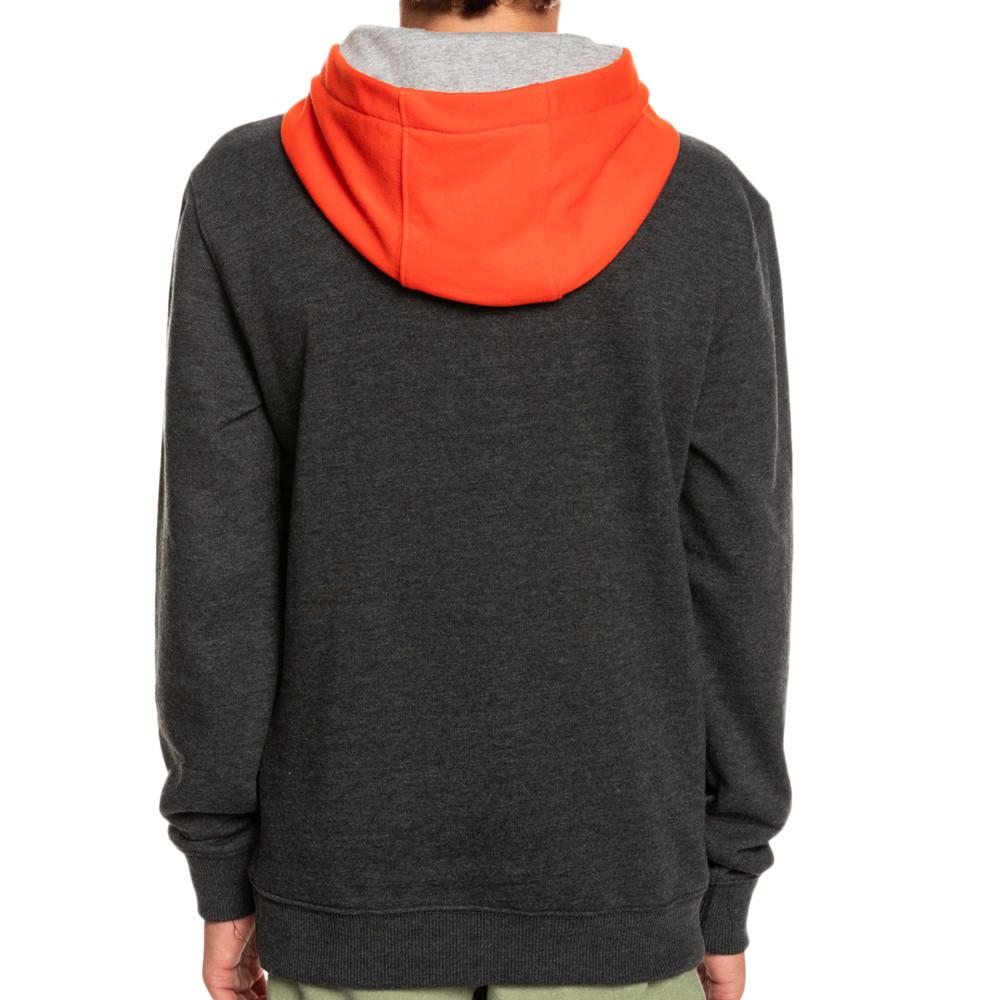 Sweat à Capuche Gris Garçon Quiksilver Open Spot vue 2