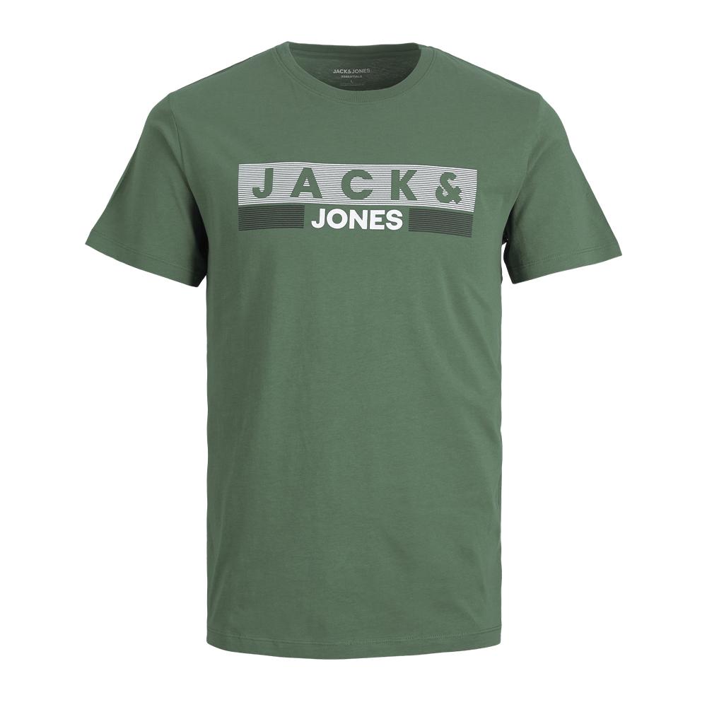 T-shirt Vert Garçon Jack & Jones Blaz pas cher