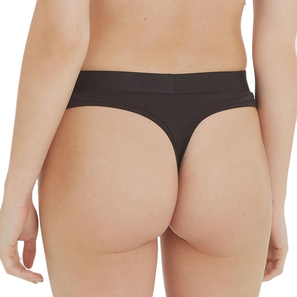 String Noir Femme Tommy Hilfiger UW0UW04146 vue 2
