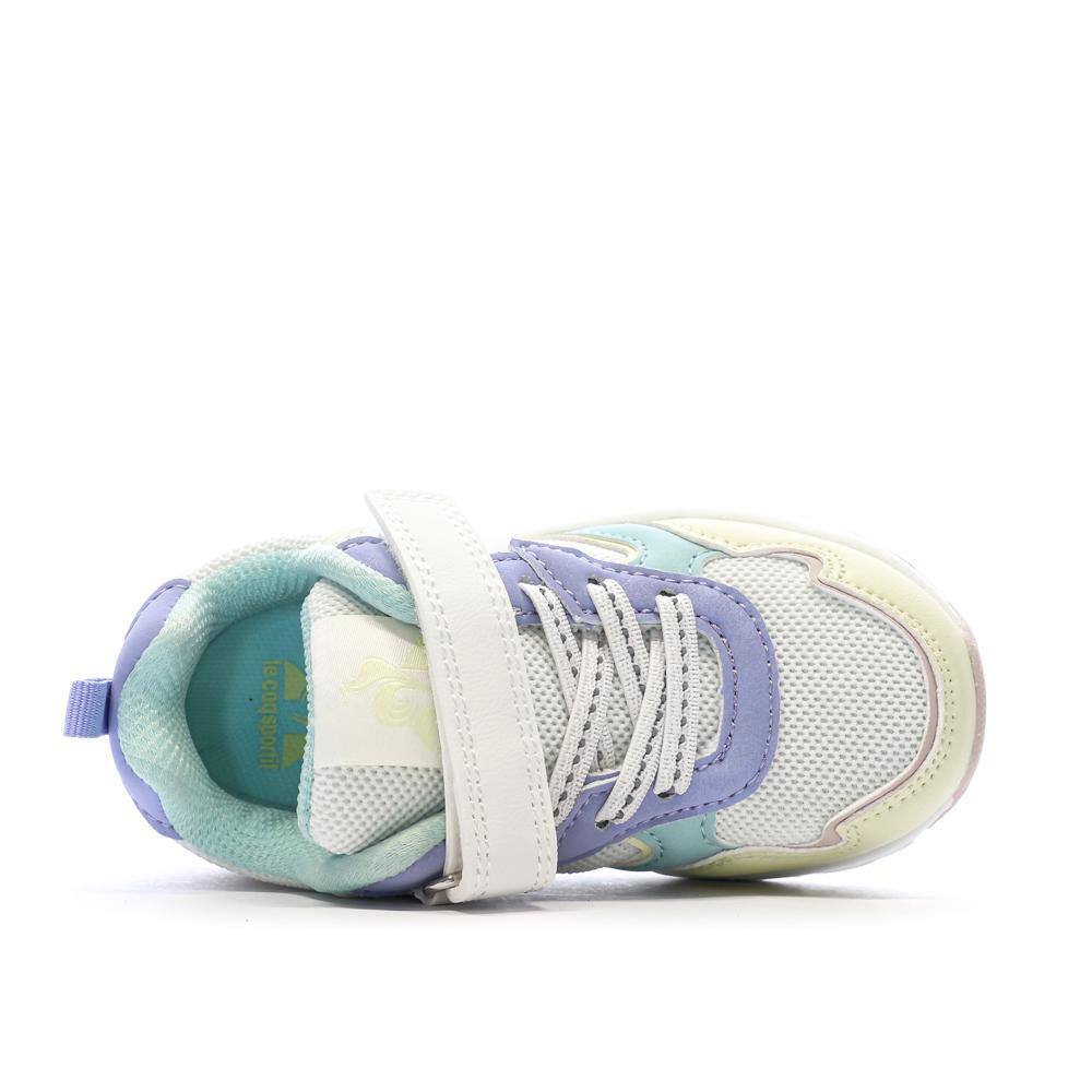 Baskets Blanches Fille Le Coq Sportif Lsc Runner vue 4