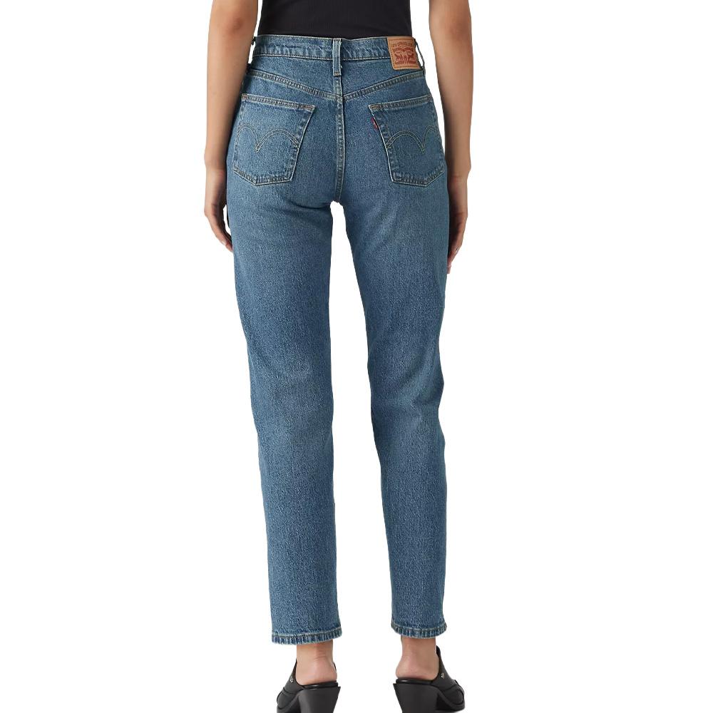 Levi's Original Cropped 501 Hellblau Damen Ansicht 2