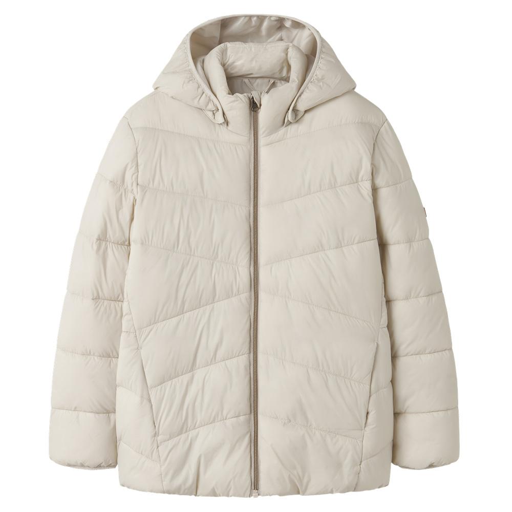 Chaqueta acolchada beige para niña Name it Marble barato