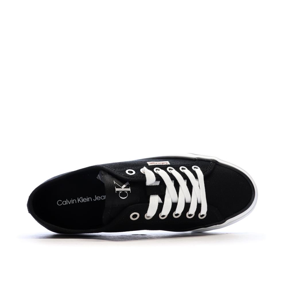 Baskets Noires Femme Calvin Klein Jeans Vulc vue 4