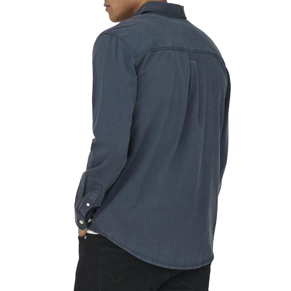 Chemise Bleu Homme Only & Sons Sotto vue 2