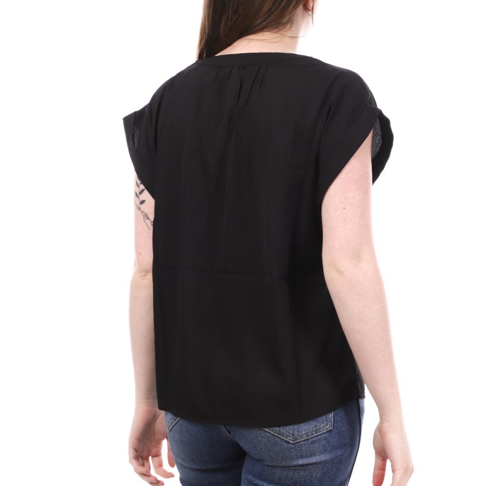 Top Noir Femme Vero Moda Jeanett vue 2