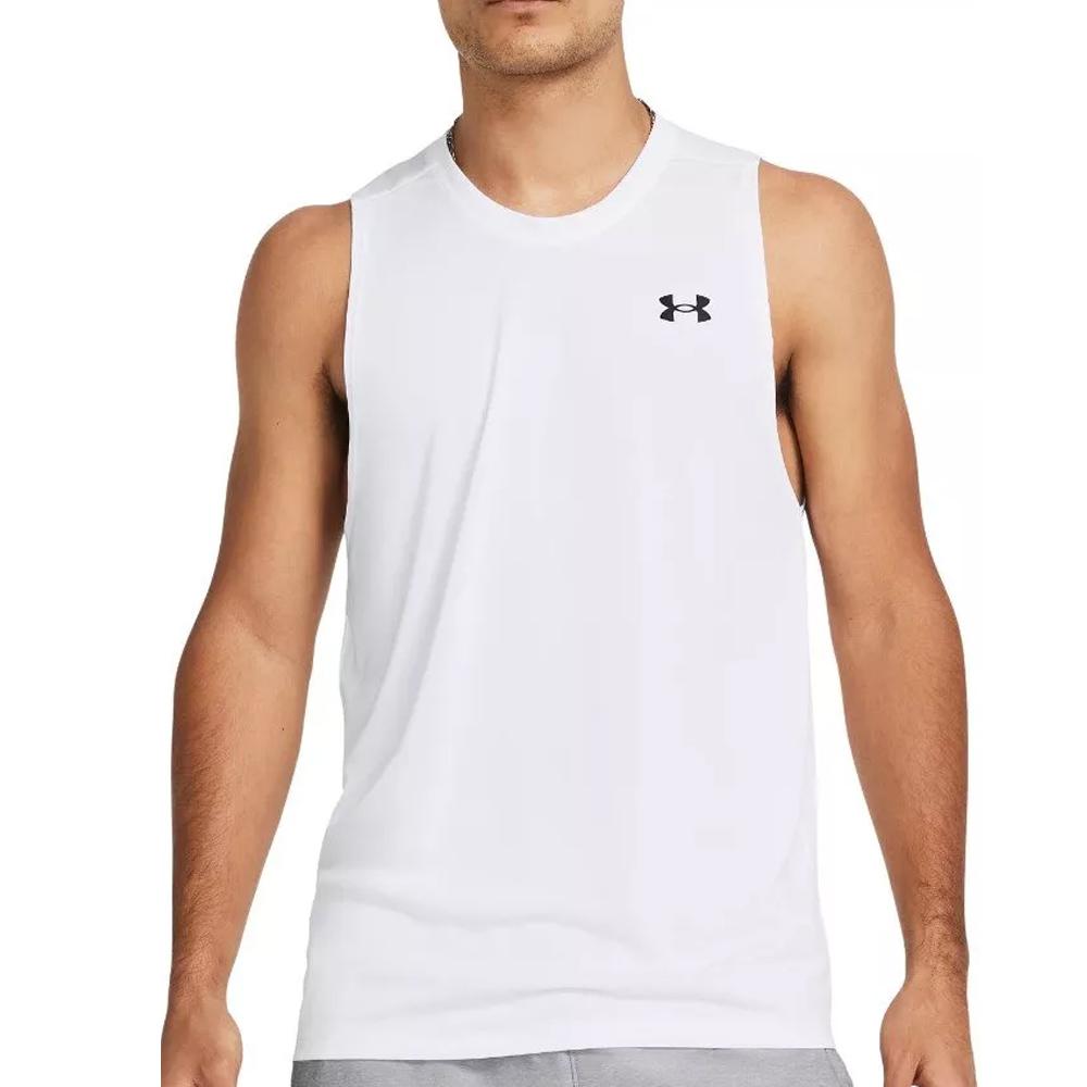 Débardeur Blanc Homme Under Armour Tech pas cher