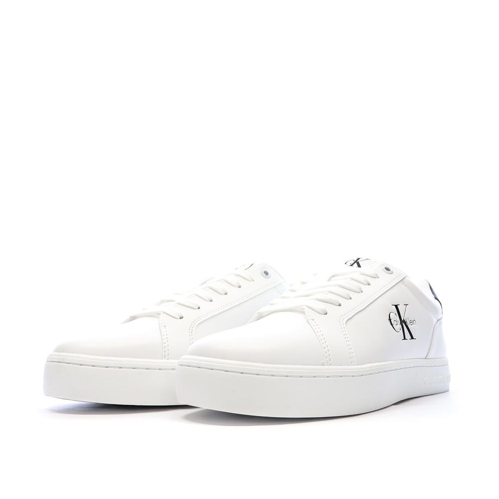 Baskets Blanches Homme Calvin Klein Jeans Classic Cupsole YM0YM01369 vue 6