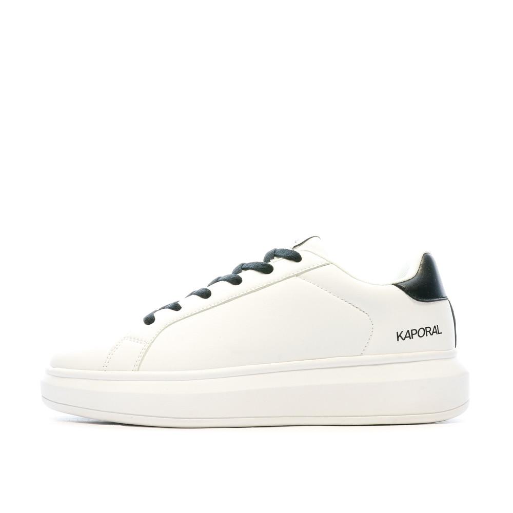 Baskets Blanches Homme Kaporal Crick pas cher