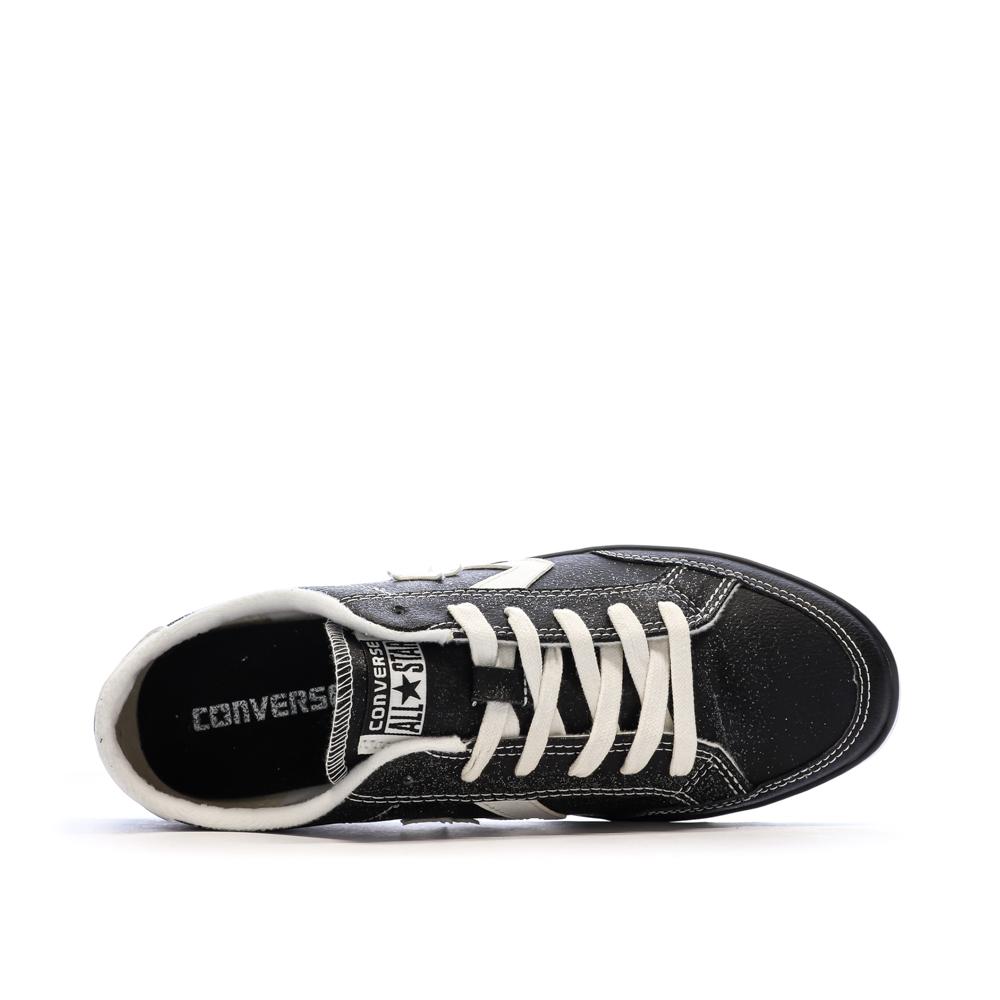 Baskets Noir Homme Converse Plimsole vue 4