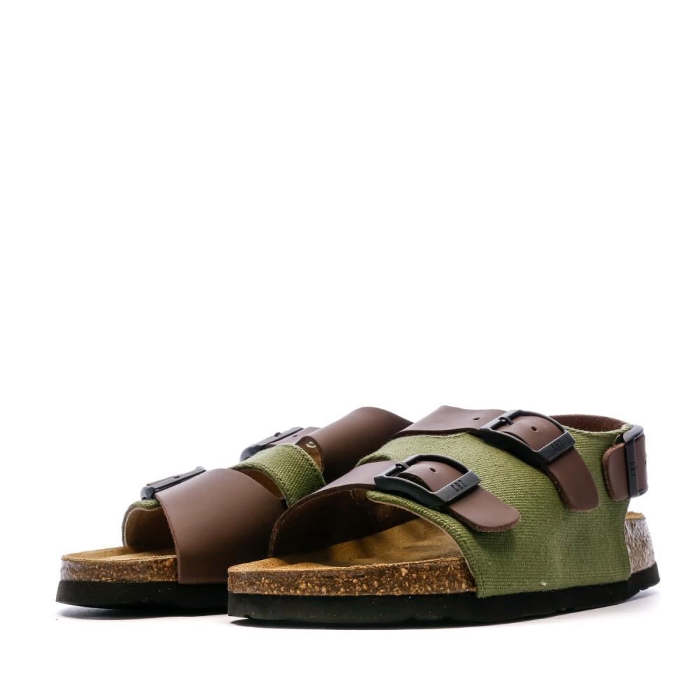 Sandales Kaki/Marron Garçon CR7 Kos Kids vue 6