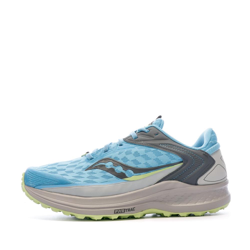 Chaussures de Trail Bleu Femme Saucony Canyon pas cher