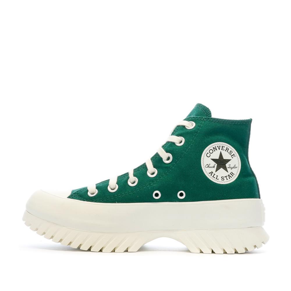 Baskets Verte Mixte Converse Ctas Lugged 2.0 pas cher