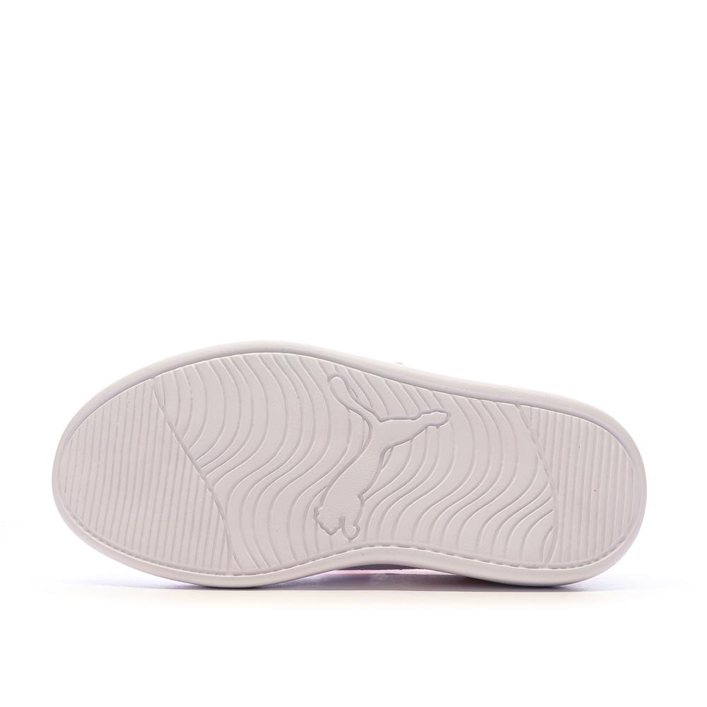 Baskets Roses Fille Puma Courtflex vue 5