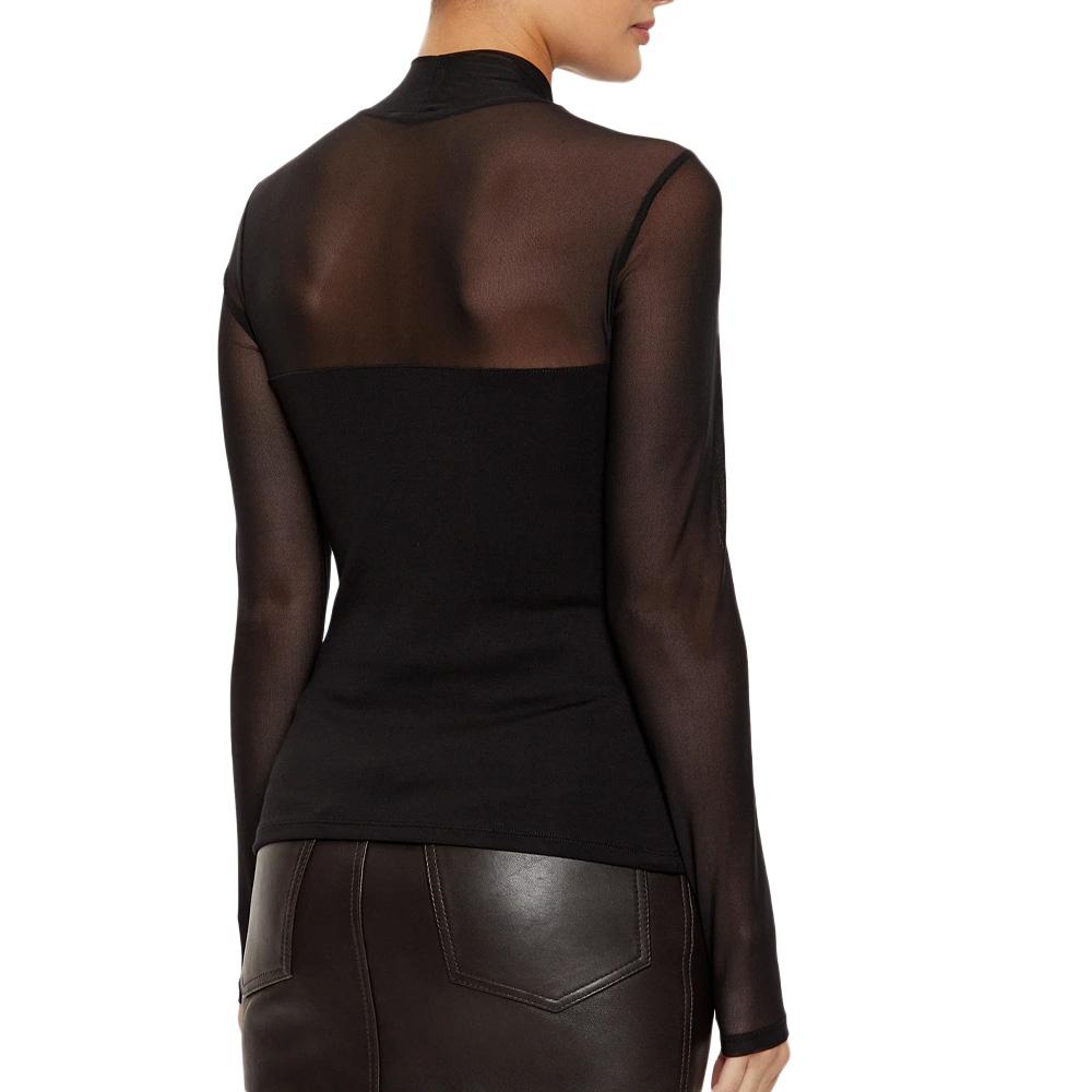 T-Shirt Manches Longues Noir Femme Morgan TIMARA vue 2