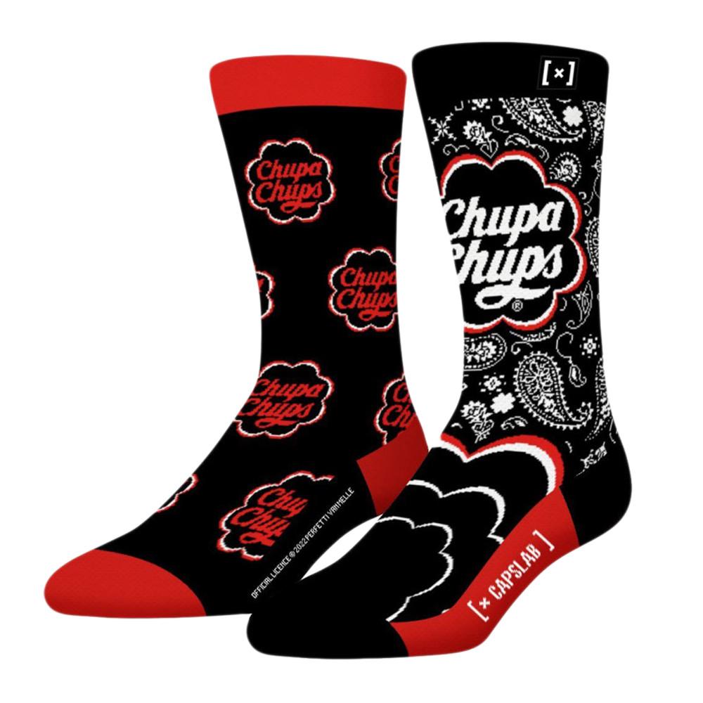 X1 Paires de Chaussettes Noir Capslab Chupa Chups pas cher