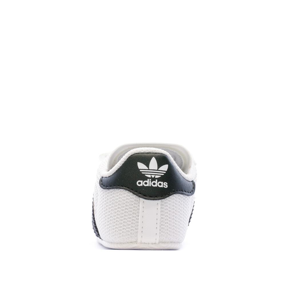 Baskets Blanches Mixte Bébé Adidas Superstar vue 3