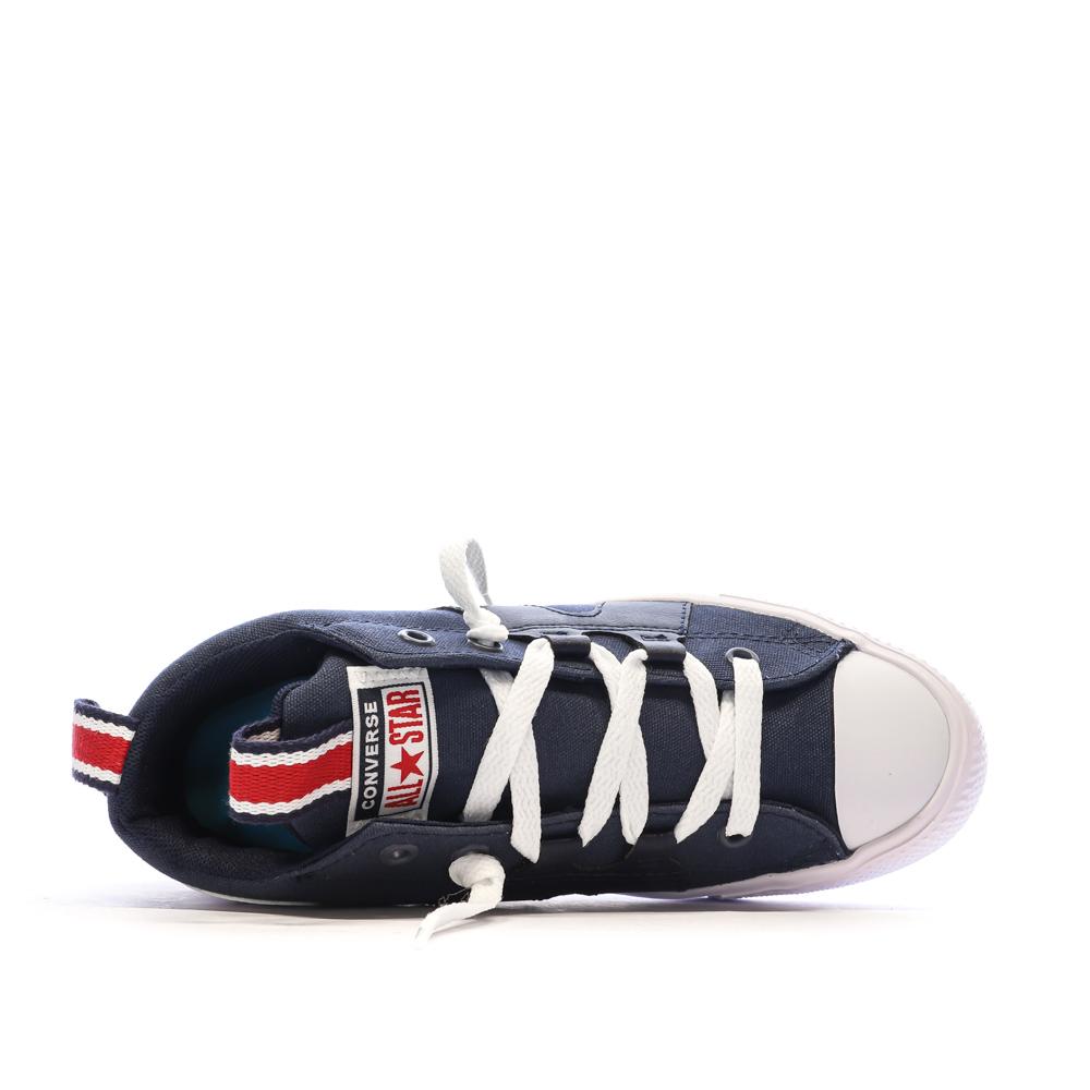 Baskets Marine Garçon Converse All Star Ultra Home Team vue 4