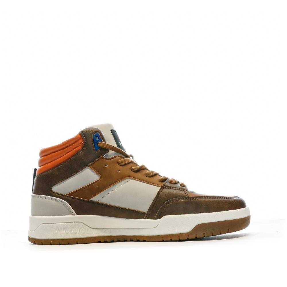 Baskets Marron Homme Kaporal Badhigh vue 2