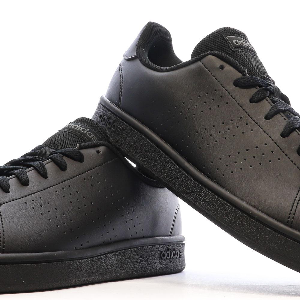 Baskets Noires Homme Adidas Advantage Base vue 7