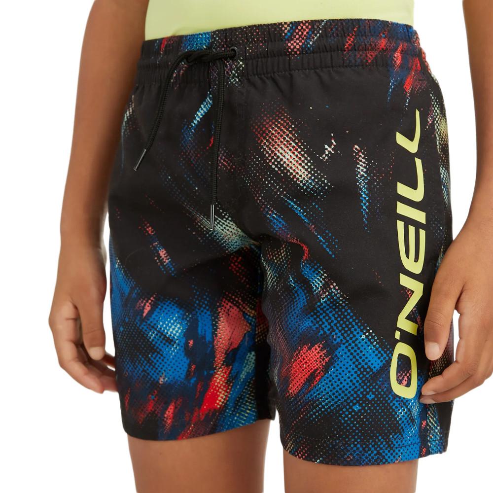 Short de bain Noir/Rouge Garçon O'Neill Cali Rutile pas cher